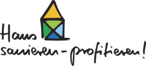 Logo der Aktion "Sanieren-Profitieren" - Zimmerei Lenk
