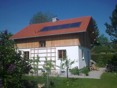 Solartechnik auf dem Dach - Zimmerei Lenk